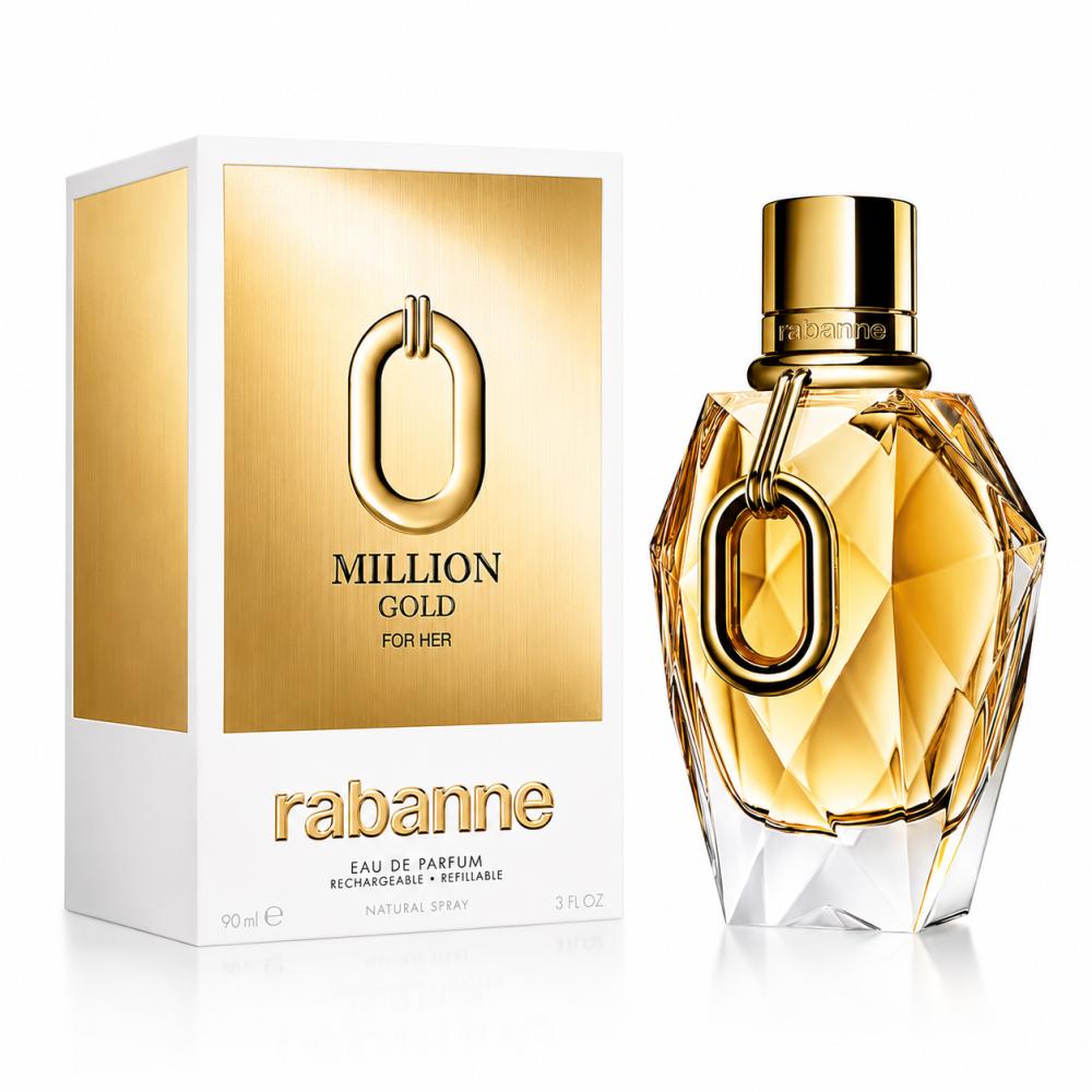 Rabanne - Eau De Parfum Million Gold Rechargeable 90 Ml -
