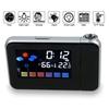 Projection Digital Weather LCD Snooze Alarm Clock Color Display W/ LED