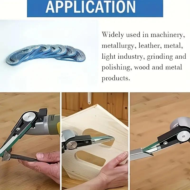 10/12Pcs alumina emery tape, size 10x330 mm (3/8 inch x13), multiple grit specifications: 40/60/80/120, suitable for machine use