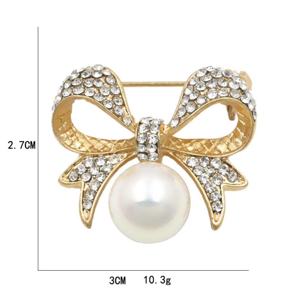 Korsage Schleife Brosche Anstecknadel Anti-Licht Kragenanstecker Damenbekleidung Zubehör