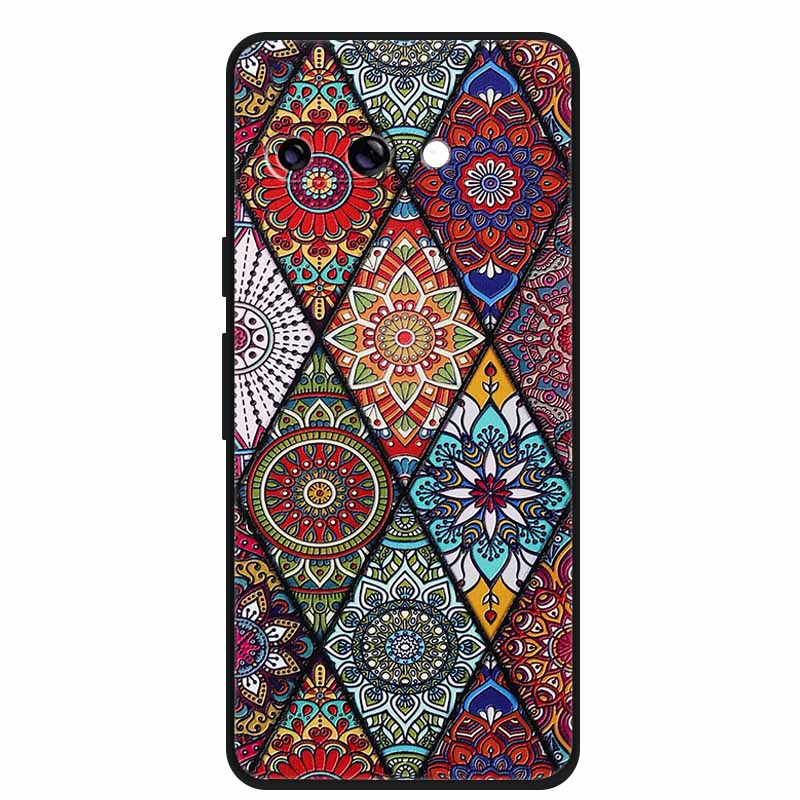 For Google Pixel 10a Case 3D Relief Flower Emboss Soft Silicone Funda Google Pixel 10a 5G 3D Cartoon Shell Pixel10a 3D Relief