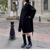 Autumn/Winter V-Neck Wool Vest Dress - Stylish Slimming Design