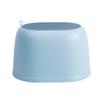 Portable Bathroom Non Slip Stool Household PP Plastic Stackable Stool for Children Stool Light Blue