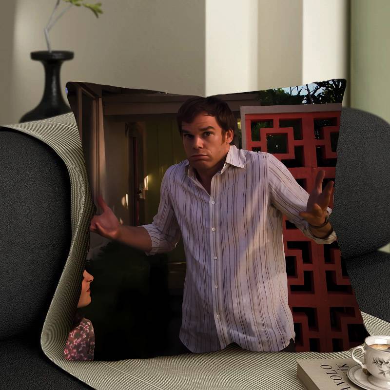 TV DDexter Pillow Gift Home Office Decoration Pillow Bedroom Sofa Car Cushion CoverPillow Case