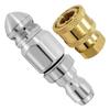 Brass Socket 5000PSI Nozzle Drain Cleaning Kit Sewer Jetting Nozzle