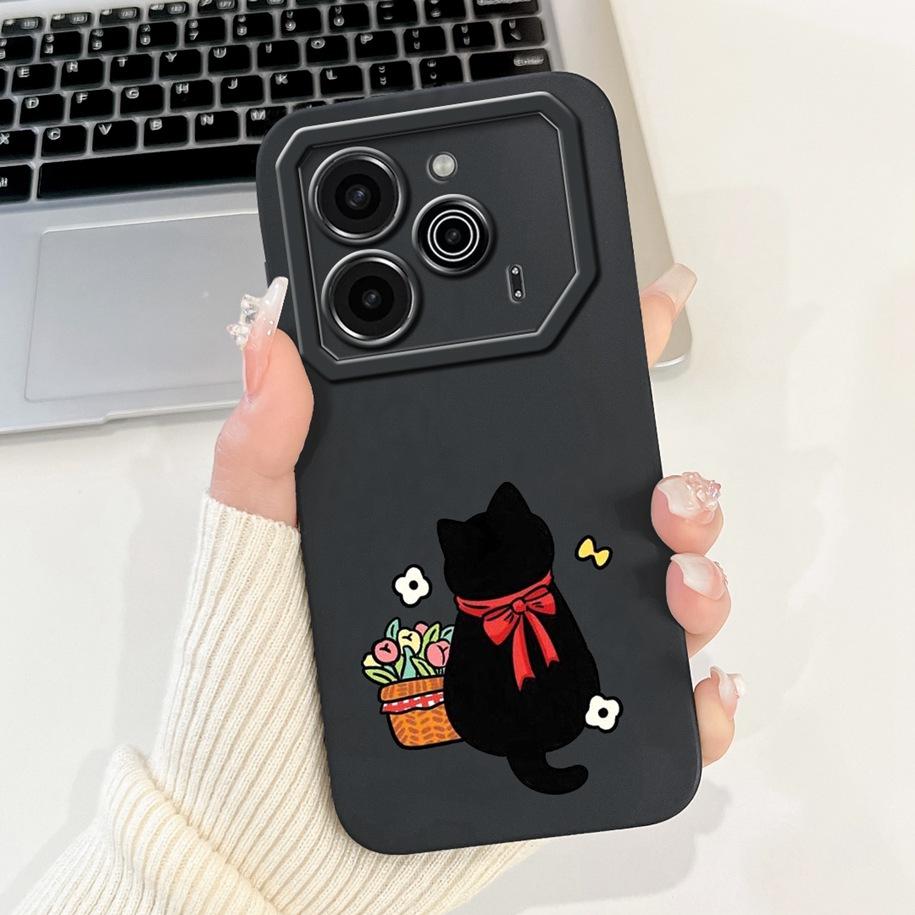 Für Tecno Pova 6 Pro 5G 2024 Hülle LI9 Kameraobjektiv Schutzabdeckung Niedlicher Panda Cartoon Weicher Stoßfänger Für Tecno Pova 6 Pova6 5G Capa
