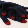 Autumn & Winter Cashmere Knit Touchscreen Cold Protection Striped Warm Gloves