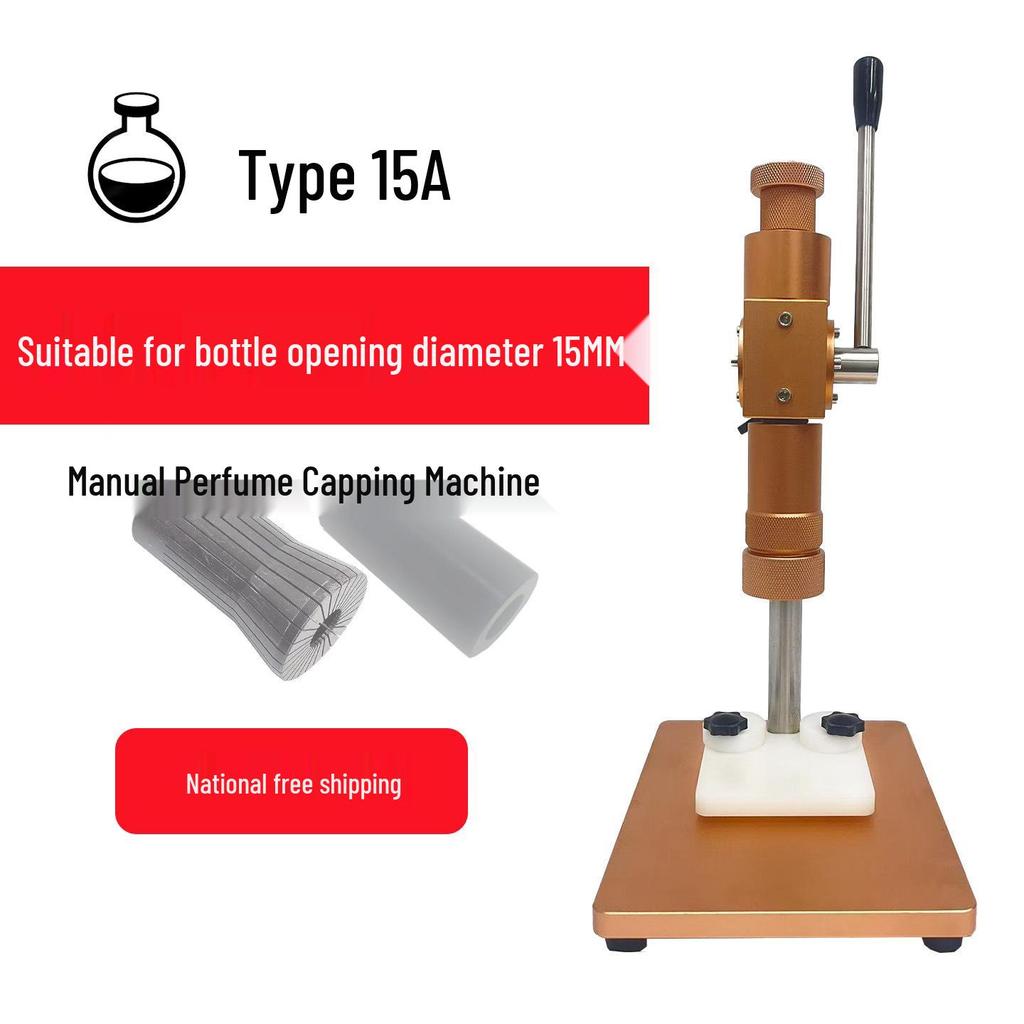 Manual Crimping & Sealing Machine for Perfume Bottles and Oral Liquid Caps
