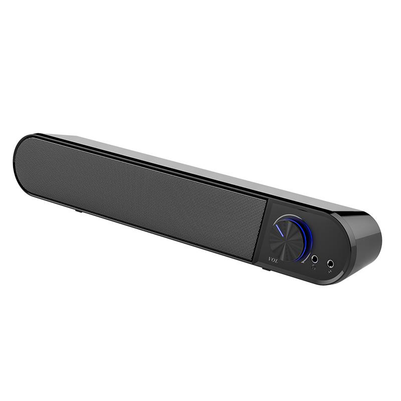 4D Wired Bluetooth Computer Speaker Surround Sound Desktop Speaker HiFi Stereo Subwoofer With Mic For Laptop PC TV Aux Speaker