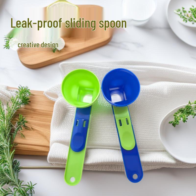 Mess-Free Measuring Funnel: Anti-Spill Protein & Coffee Spoon