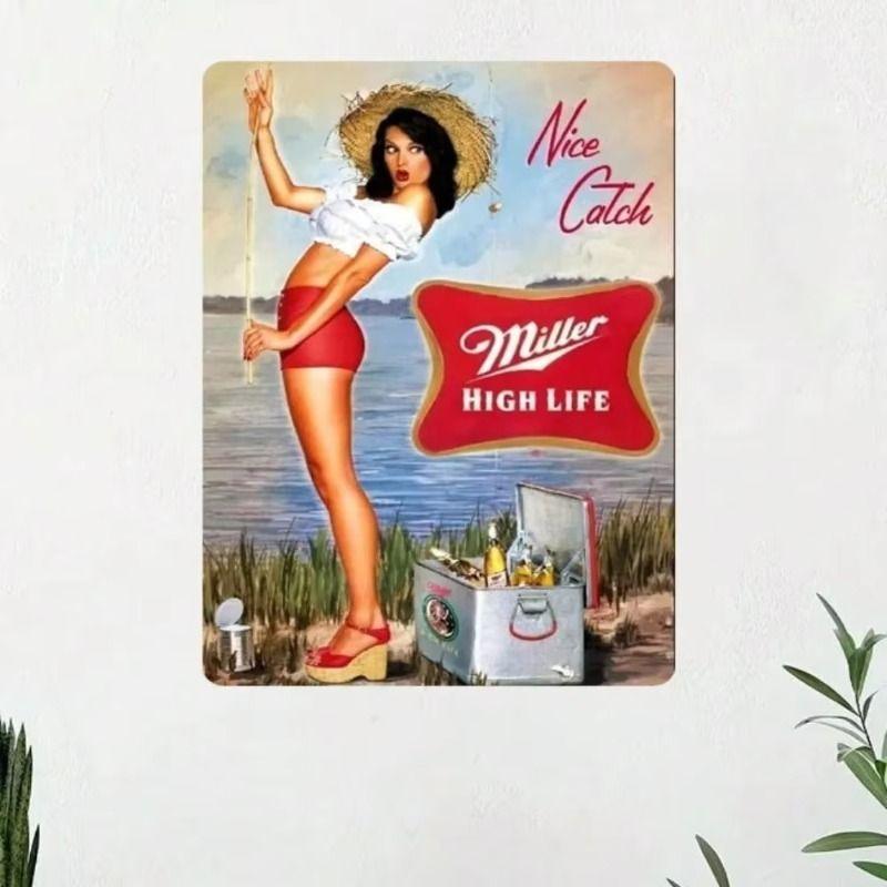 

Vintage Metal Tin Sign Wall Art Home Decor for Kitchen Coffee Pub Bar