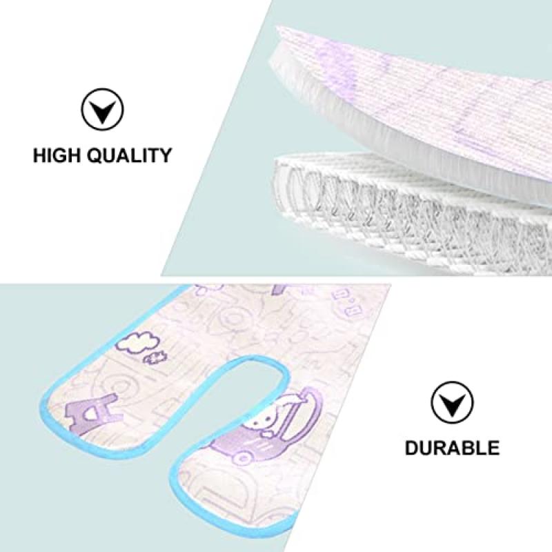 2-delad sittdyna för barnvagn, Andningsbar sommarkylmatta, Bekväm & Sval för Buggies och Barnvagnar, Lätt att Rengöra och Hållbar