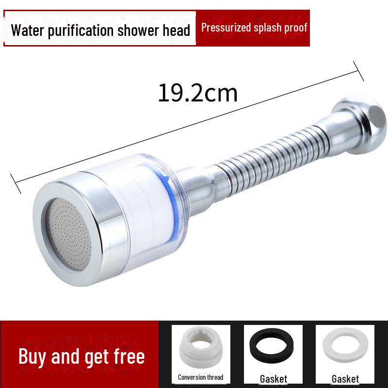 Univerzální filtr na kuchyňskou baterii a prodlužovač s ochranou proti stříkání šetřící vodu