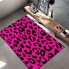 Pink Leopard Print Pattern suitable as a non-slip mat for the living room or bedroom sofa