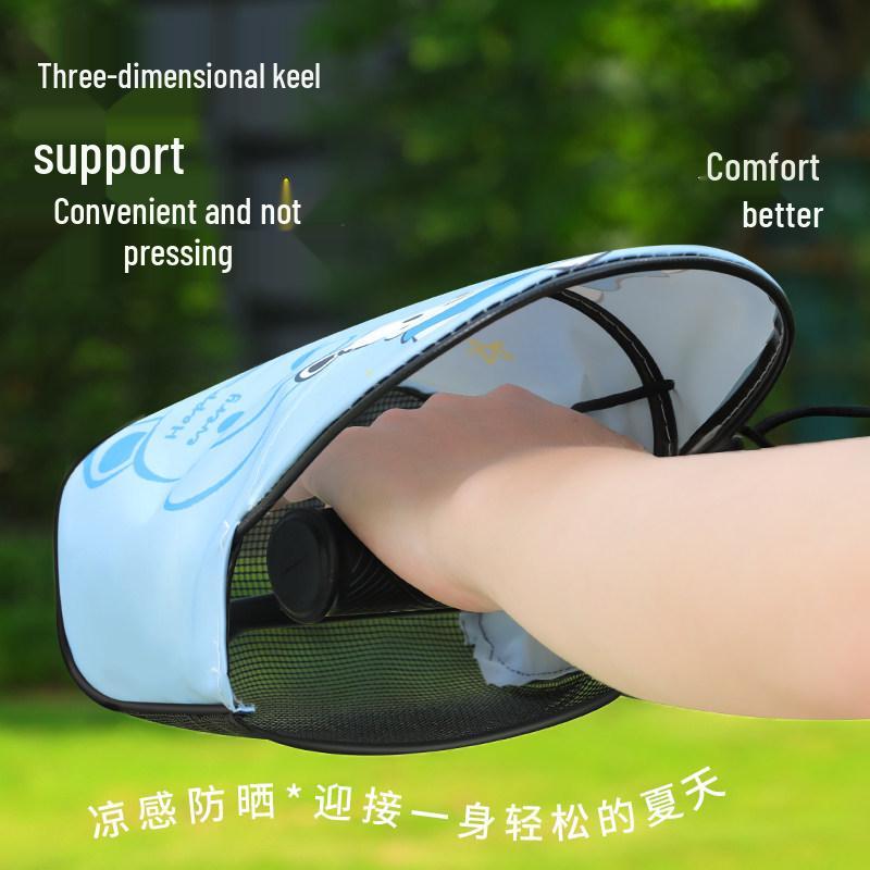 Summer 2025 UV Protection Windproof Electric Vehicle Gloves: Lightweight, Breathable, Waterproof Hand Protector.