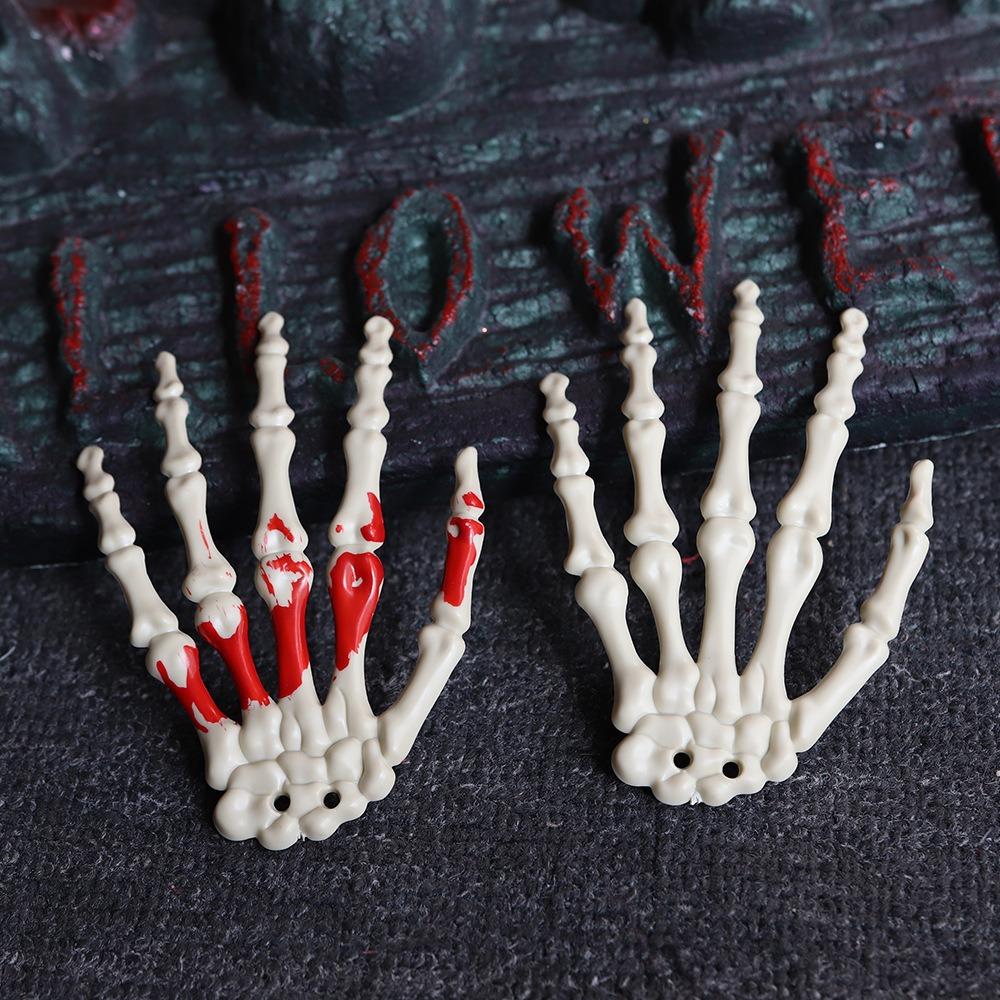 Plastic Fake Skeleton Hands Realistic Spirit Claw Halloween Skeleton Hands  Haunted House Decors