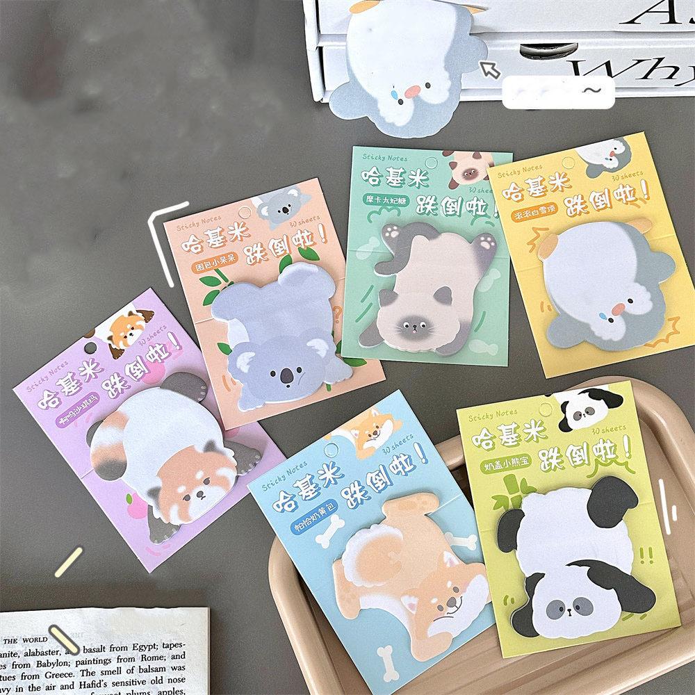 1 Piece Lovely Animal Sticky Notes Memo Pad Paper School Supplies Planner Stickers Stationery