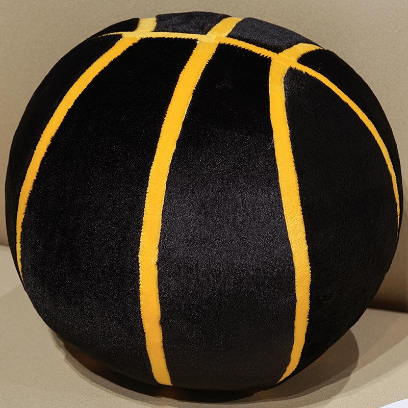 Basketball Plushie Simulation Basketball Throw Pillow Fill Plump Bedroom Decorations Skin-Friendly Holiday Gift For Boy And Girl