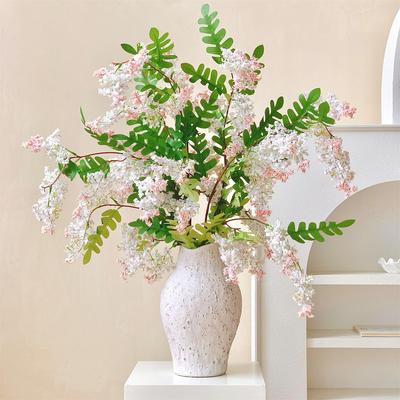 Acaciabloesem Kunstbloem High-End Realistische Decoratie voor Woonkamer of Receptie