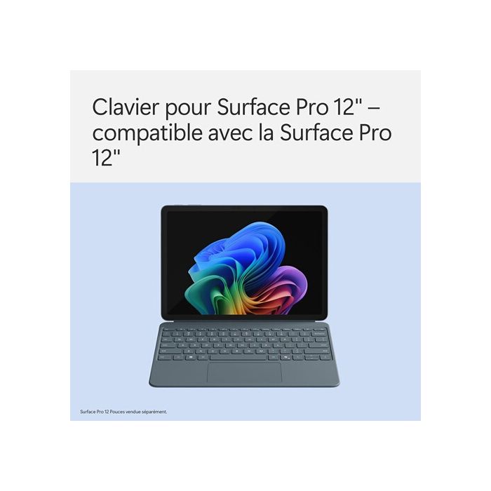 Clavier pour tablette Microsoft Surface Pro 12 pouces - Océan