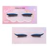 Lazy Self-Adhesive 1 Pair Of Colored Eyeshadow False Eyelashes, Natural Thick Curled Eyelashes