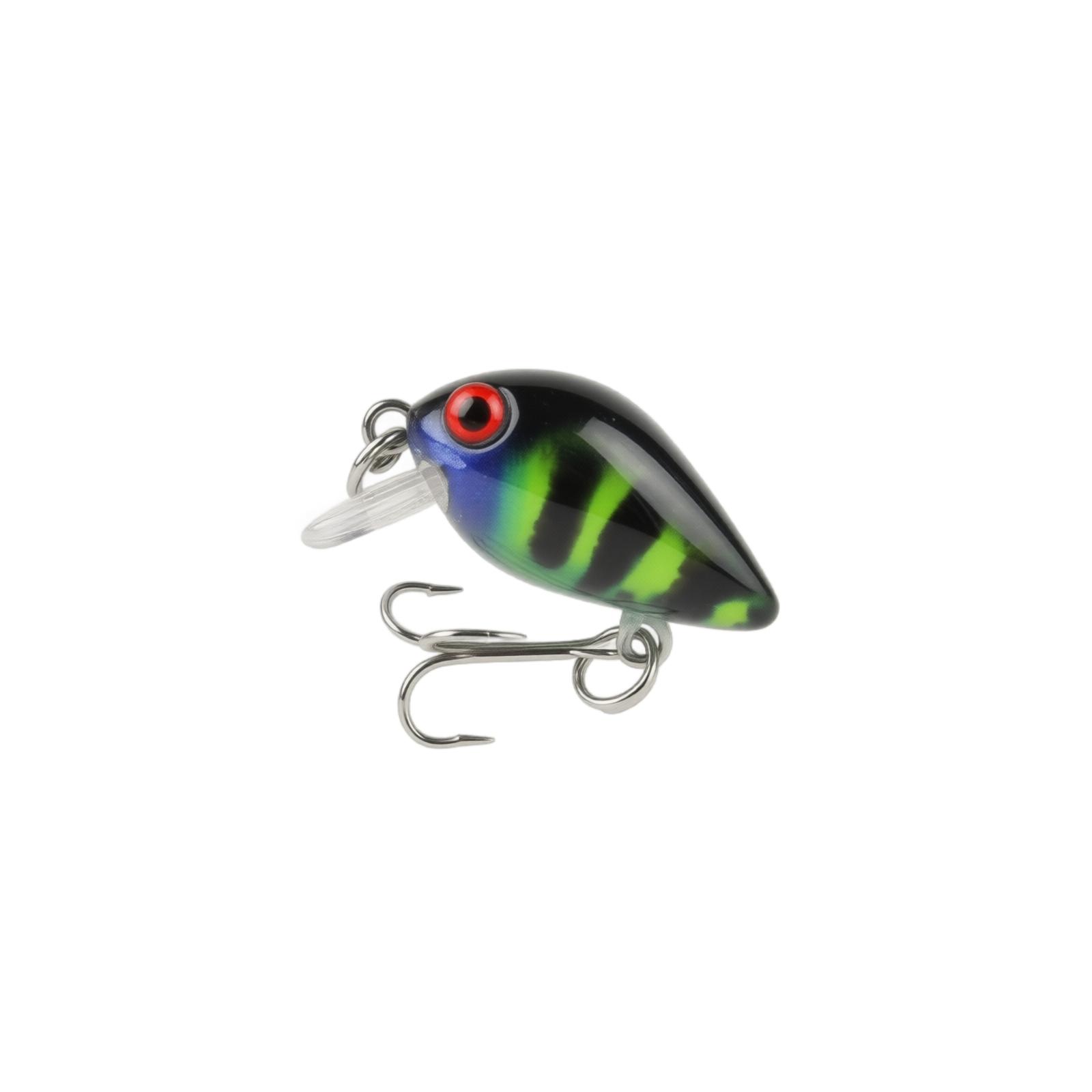 

Mini Crankbait Fishing Lure 2 6cm 1 2g Hard Bait Artificial Bionic Fish Shape with Treble Hooks for Freshwater Fishing one size