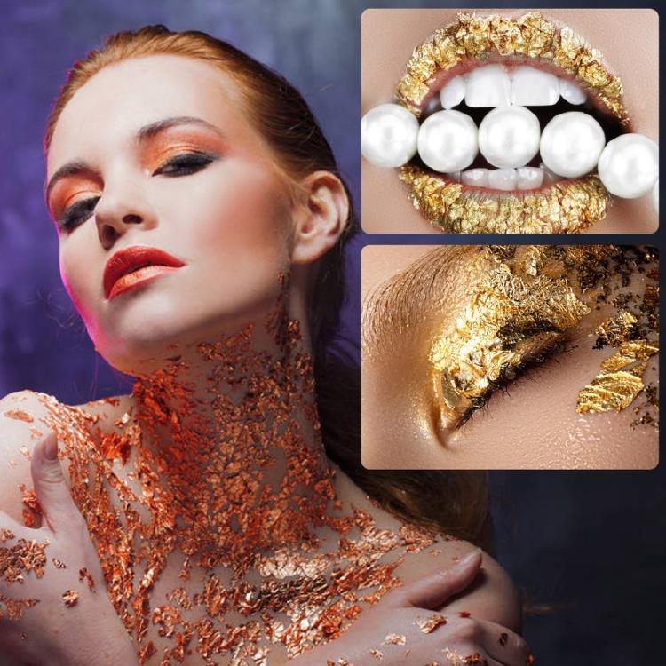 Epoxy Resin Filling Gold Foil Paper Gold Flakes for Decorative Art and Crafts