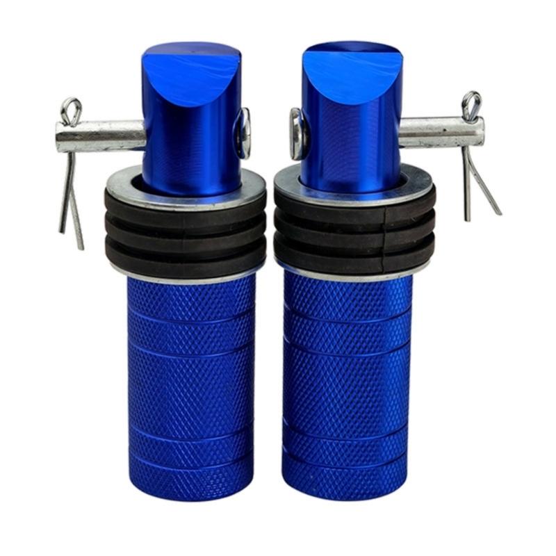 

Motorcycle Footpegs Non Slip Textured Surfaces High Strength Aluminum Foot Pegs for Extended Riding Fatigue Reduction синій