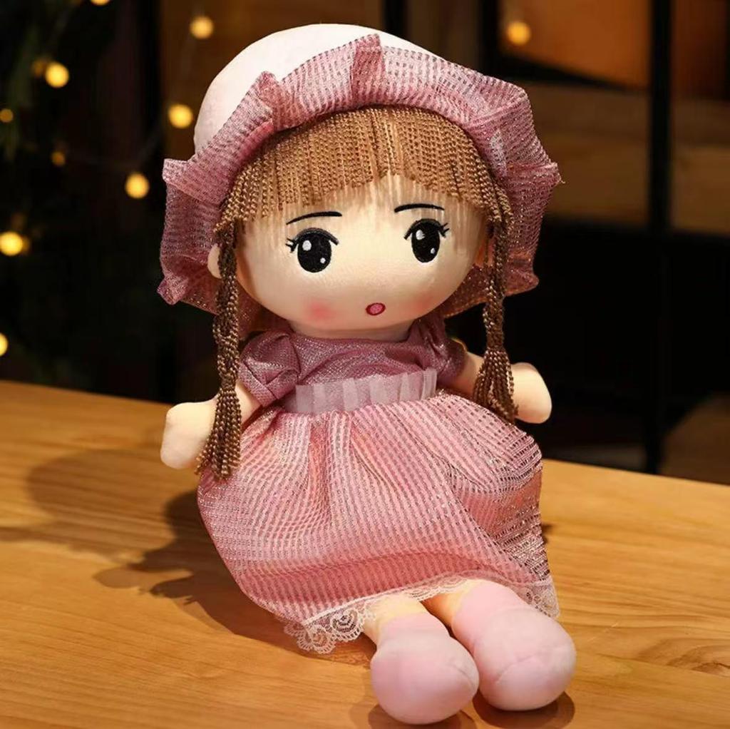 Adorable Plush Doll for Girls - Soothing Birthday Gift