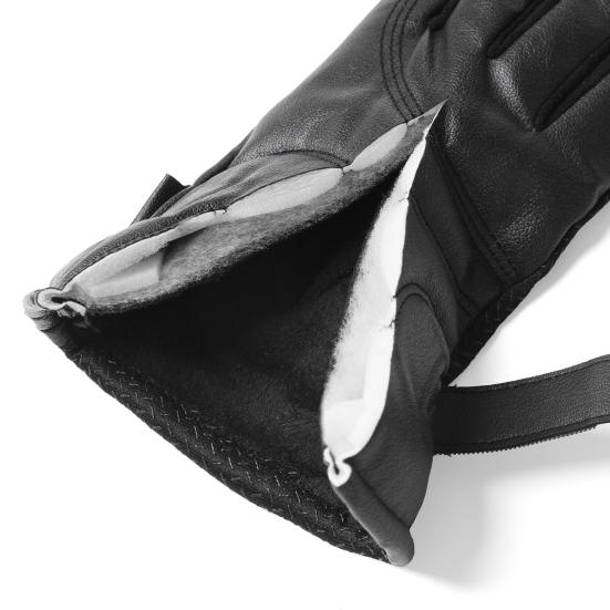 1 Pereche Mănuși Termice de Călărie Impermeabile Rezistente la Vânt Mănuși cu Ecran Tactil Lână Termică Alergare Schi Muncă Mănuși Motocicletă pentru Vreme Rece