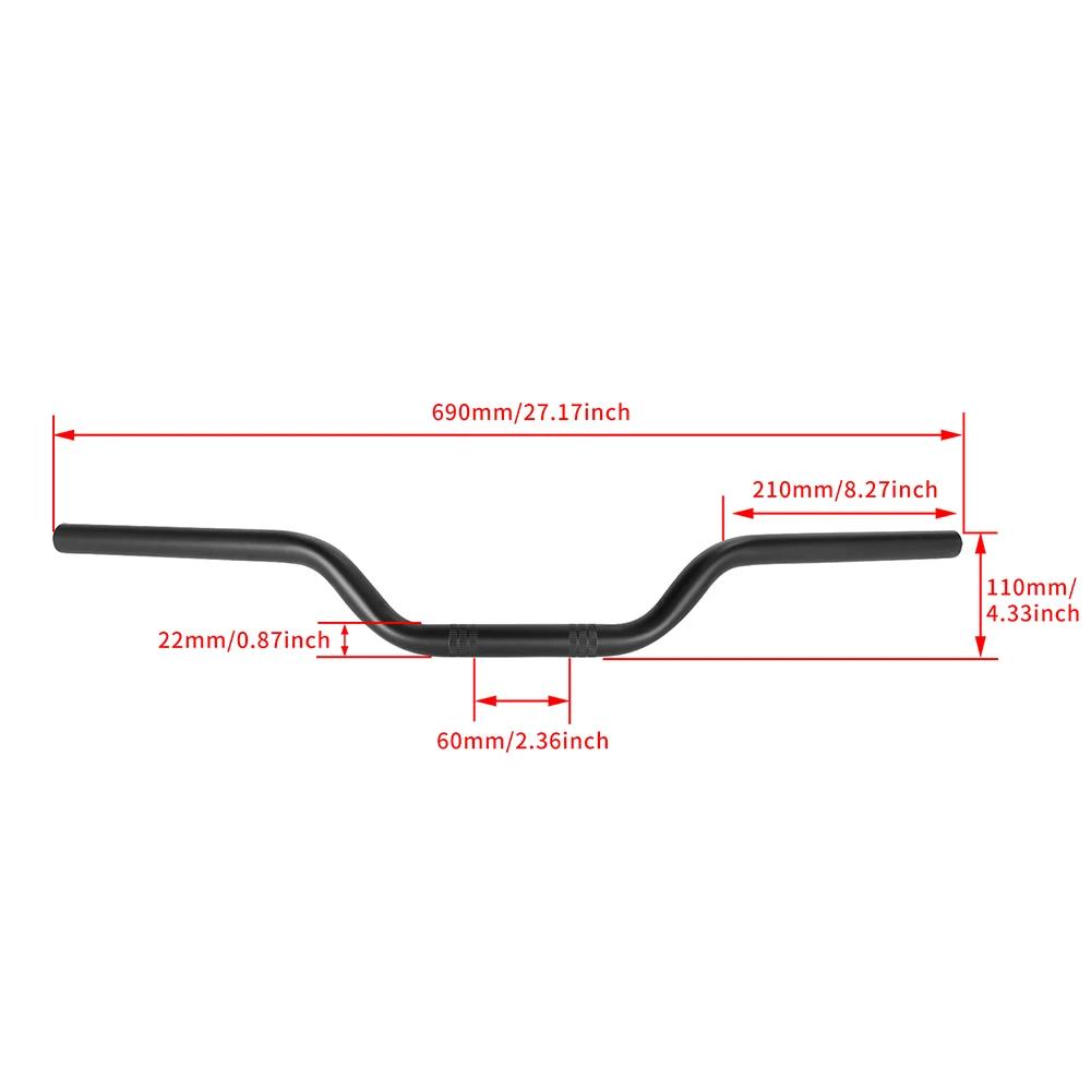 Für CG125 Motorradlenker Retro 22MM Modifikation Lenkerhahn Griffe Modifizierter Universal-Lenker Geeignet 2025 Neu