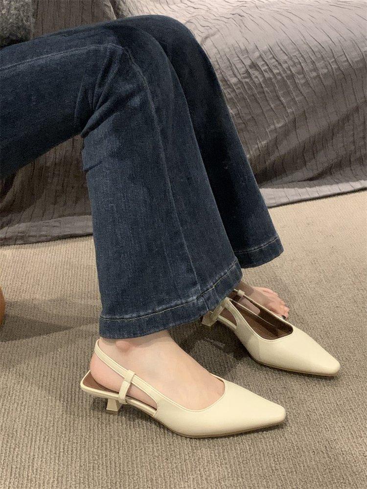 ZA handel zagraniczny 2025 francuskie wysokiej klasy płytkie modne buty damskie w delikatnym stylu seksowne wszechstronne i wygodne na miejscu