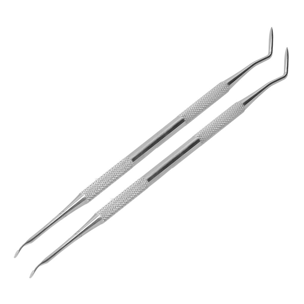 2Pcs Pet Dental Calculus Tartar Remover Scraper Stainless Steel Dog Tooth Cleaning Tools