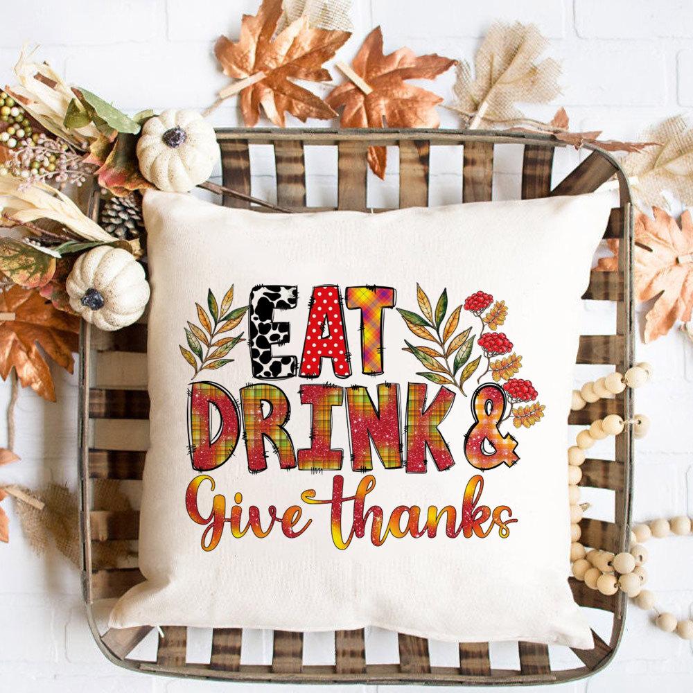 Kürbis Truthahn Muster Kissenbezug Herbst Party Deko Zuhause Kissenbezug Herbst Feiertag Kissenbezug Thanksgiving Herbst Geschenk