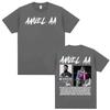 Rapper Anuel AA Rhlm 2 Album Tour Printed Tee Shirt Unisex Women Fashion Trend Hip Hop Pop Music Tshirt Pure Cotton Loose T Shirts