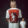 Lowbo Sullen Tattoo Kunst Lässiges T-Shirt Baumwolle Grafik-T-Shirt Unisex Unisex Sommer Streetwear
