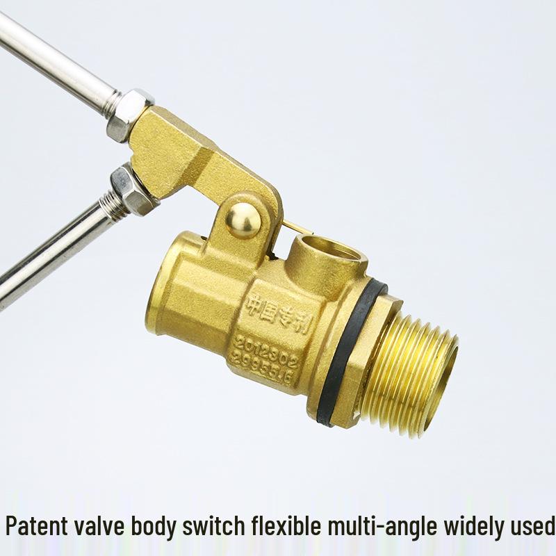 Stainless Steel Ball Valve - Thickened Brass Float DN15 Water Inlet Valve