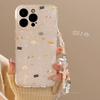 Glitter Ins Cute Puppy for Apple 16 Mobile Phone Case Iphone17pro Max Lanyard 13 Soft Cover 12 Han