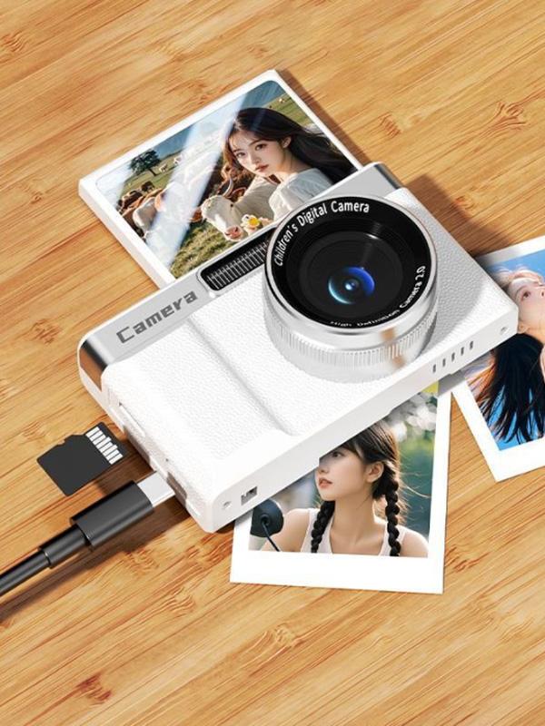 9600W Flip Screen CCD Digital Camera Student Selfie Portable Entry-Level Compact Camera