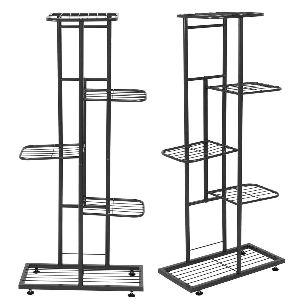 מתקן פרחים וצמחים 5 קומות פנימי, מדף תצוגה לעציצים, מחזיק למרפסת גינה, קישוט