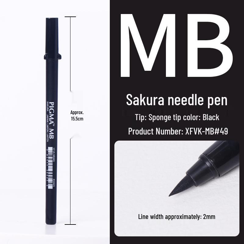 SAKURA Japanischer wasserfester Fineliner für Anime- und Konturzeichnungen