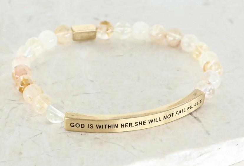 6Mm steel ball obsidian powder chalcedony stainless steel elbow lettering aquamarine bracelet