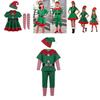 Charmantes Grünes Elfen-Weihnachtsmann-Kostümset Ideal Für Weihnachtsfeiern Und Lustige Familienaktivitäten