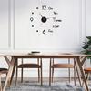 3D DIY Wall Clock Simple Installation Quiet Wall Clock Battery-Powered Modern Nordic Wall Clock for Living Room Bedroom