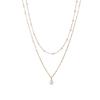 Pearl Pendant Double Necklace, Cold Wind Collarbone Chain In Design