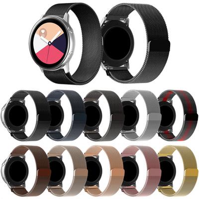 Milanese Loop Strap For Samsung Galaxy Watch 3 46mm 45mm Active 2 42mm 41mm Gear S3 Frontier 20mm 22mm Bracelet Huawei GT 2 Band