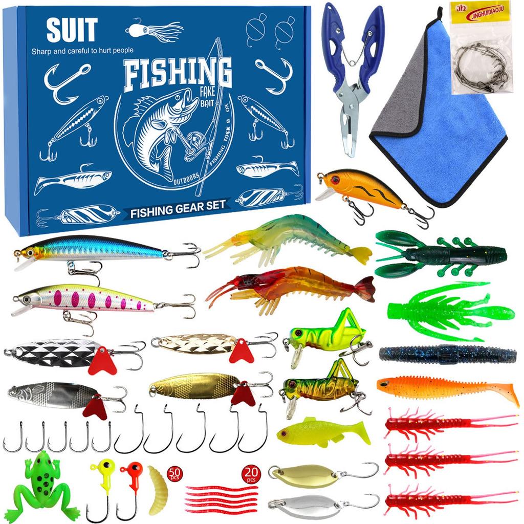 672A Luya Mysterious Fishing Equipment All Fishing Kits Big Mouth Bass Small Mouth Bass Troutbait Fishing Set