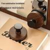 LIEI Walnut Wood Grain Suction Cup Hook