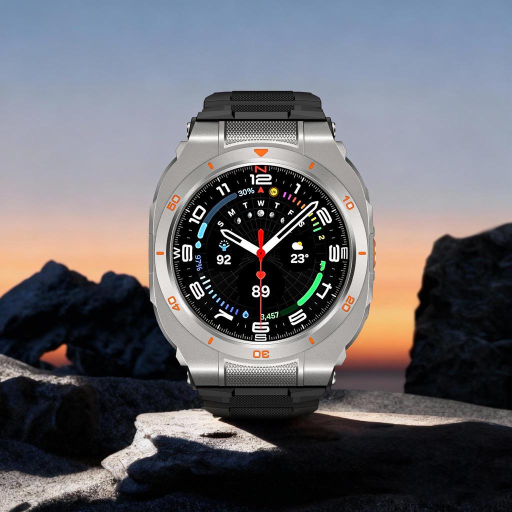 Braccialetto Sportivo Samsung Watch Ultra in Silicone Bicolore a Rilascio Rapido