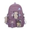New Backpack for Women Korean Style Student Bag Primary and Secondary School School Bag Nylon Cloth Large Capacity Backpack